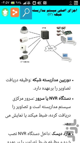 نصب دوربین مداربسته - Image screenshot of android app