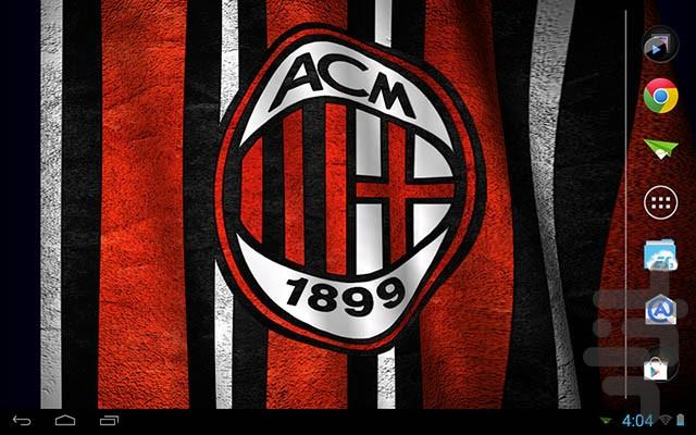 AC Milan Flag LWP - Image screenshot of android app