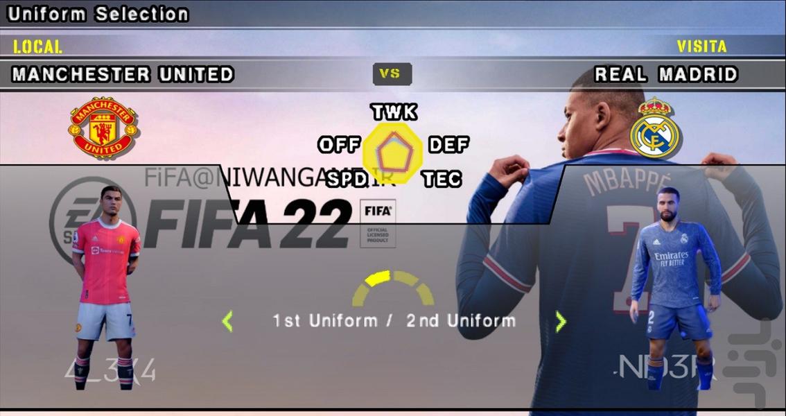 فوتبال FIFA 22 - عکس بازی موبایلی اندروید