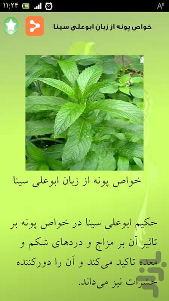 نسخه های شفا بخش بوعلی سینا - Image screenshot of android app