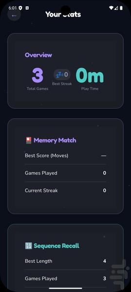 مربی حافظه — بازی تمرین حافظه - Gameplay image of android game