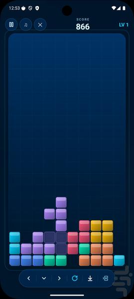 Crystal Tetris - Gameplay image of android game