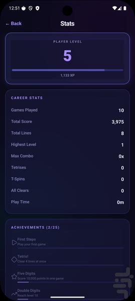Crystal Tetris - Gameplay image of android game