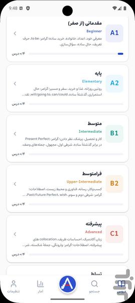 آموزش زبان انگلیسی از صفر | خودآموز - Image screenshot of android app