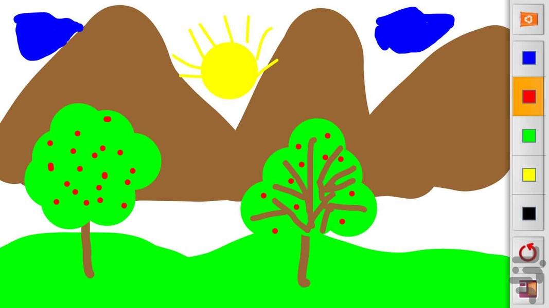 Children's drawings - Gameplay image of android game