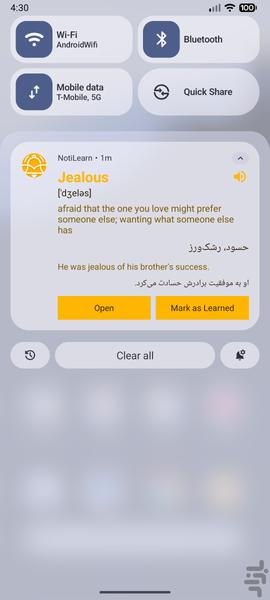 NotiLearn - Image screenshot of android app