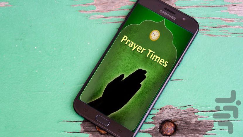 prayer time + date - Image screenshot of android app