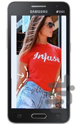 تغییرسایز اندام - عکس برنامه موبایلی اندروید