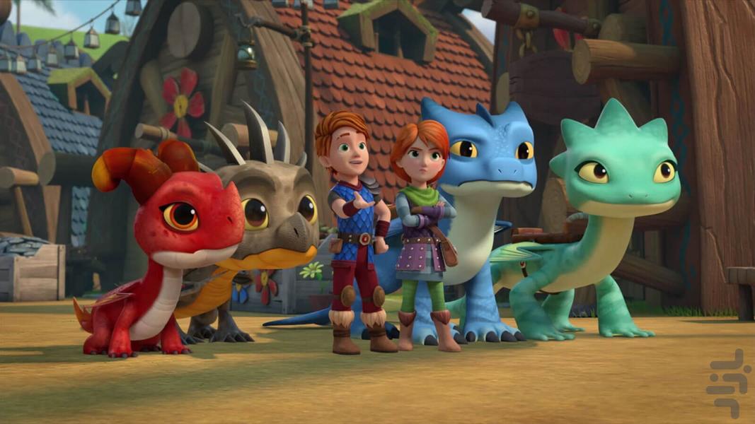 کارتون اژدها سوار - عکس برنامه موبایلی اندروید