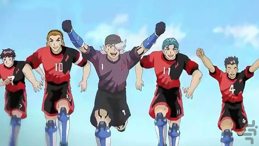 کارتون فوتبال رباتی - Gameplay image of android game