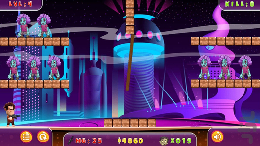 Wreck It Ralph VS Zombies - Gameplay image of android game