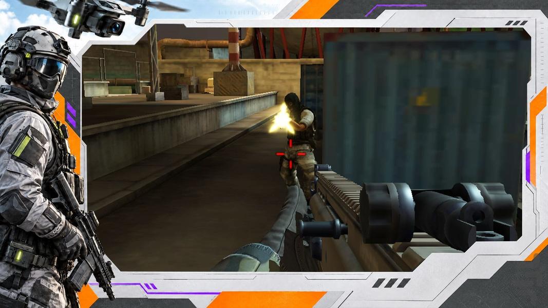بازی تفنگی - Gameplay image of android game