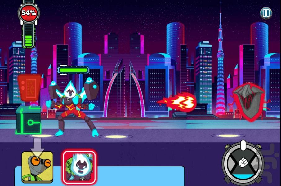 بازی بن تن و ماشین زمان - Gameplay image of android game