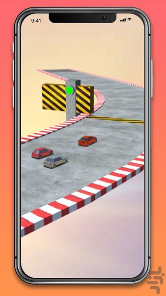 Racing car game - Gameplay image of android game