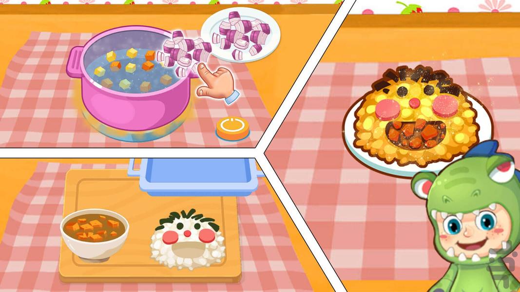 Children's restaurant game for kids - Gameplay image of android game