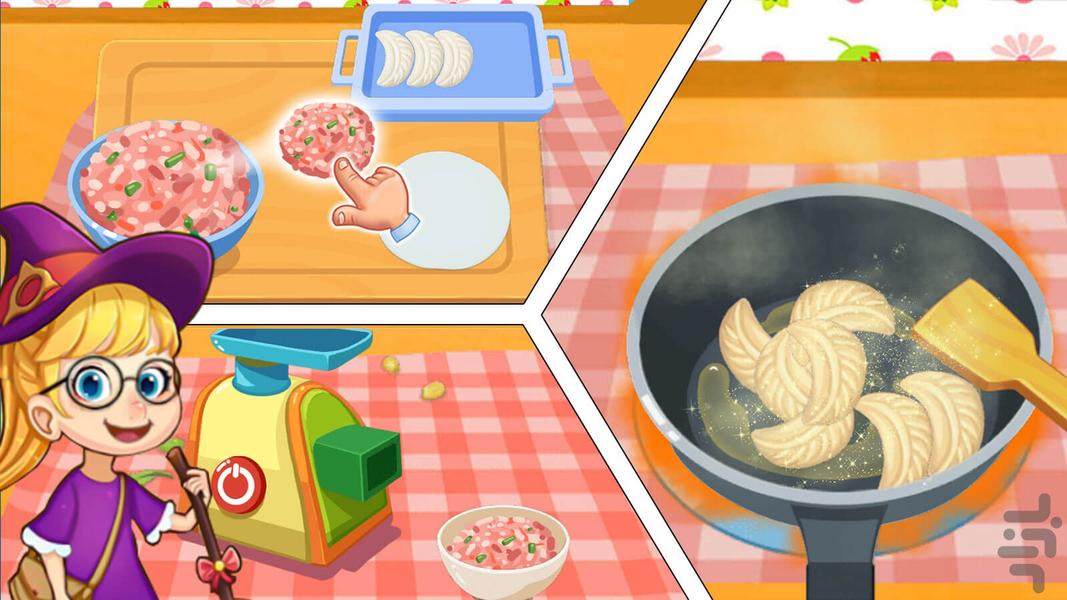 Children's restaurant game for kids - Gameplay image of android game