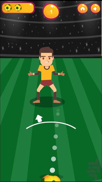 Kick Football Dribbling Game‏ - Gameplay image of android game