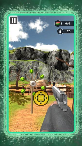 Fruit shooting game - Gameplay image of android game