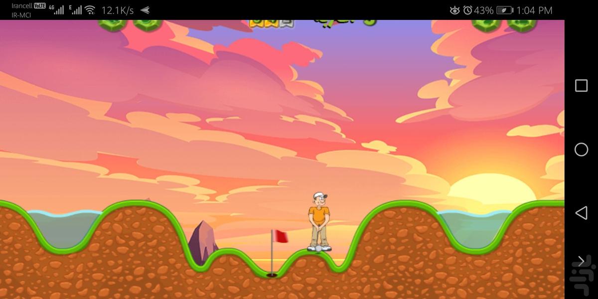 گلف حرفه ای - Gameplay image of android game