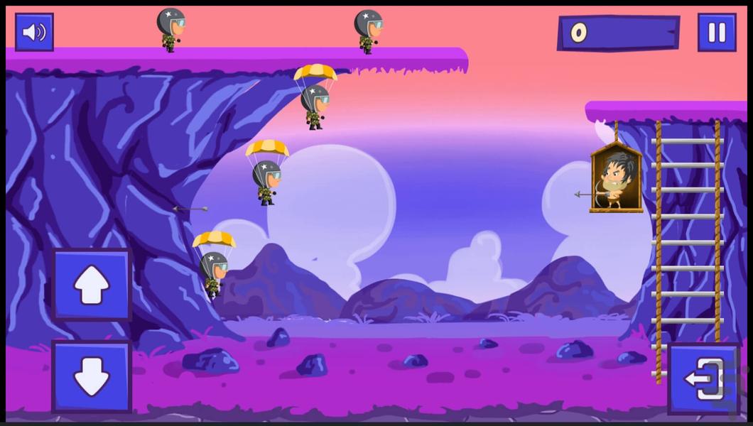 بازی آخرین مبارز - Gameplay image of android game