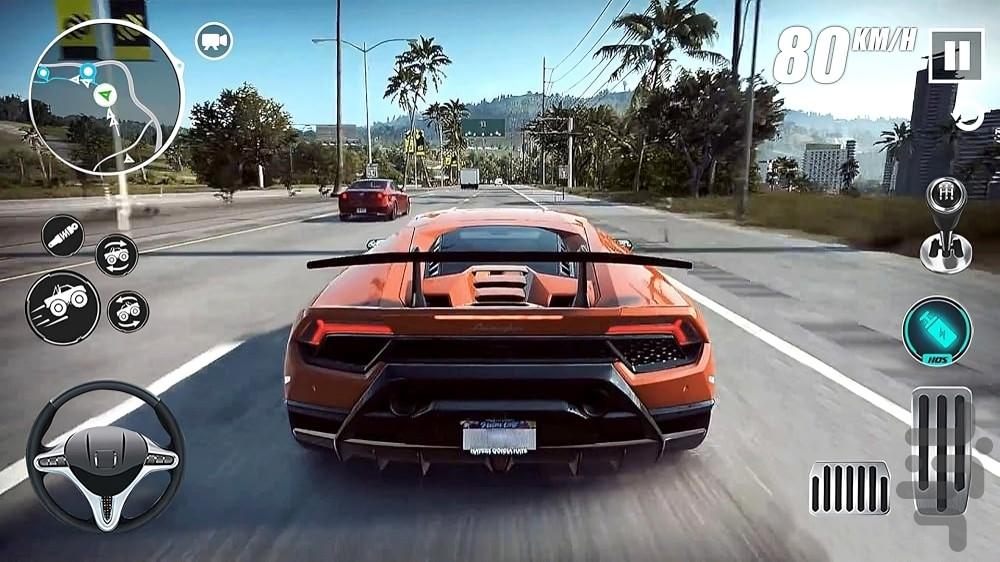 بازی ماشین - Gameplay image of android game