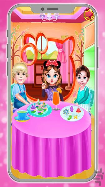 Game Little Girl Party - Gameplay image of android game