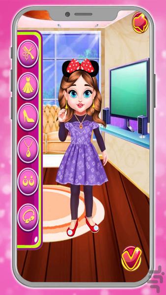 Game Little Girl Party - Gameplay image of android game