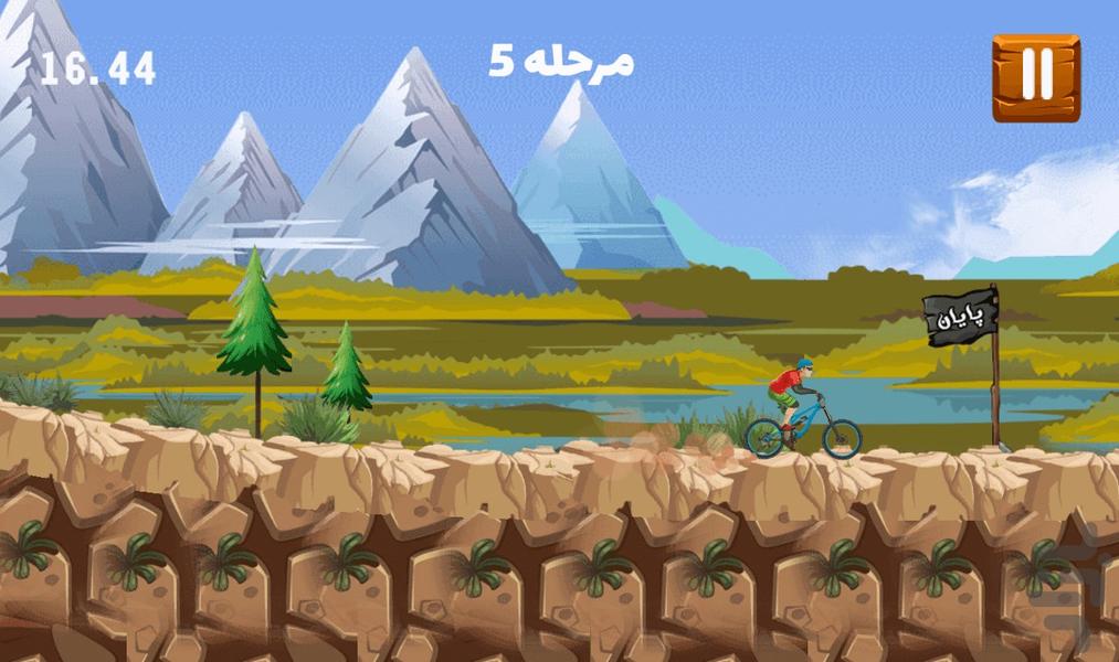 بازی دوچرخه سواری کوهستان - عکس بازی موبایلی اندروید