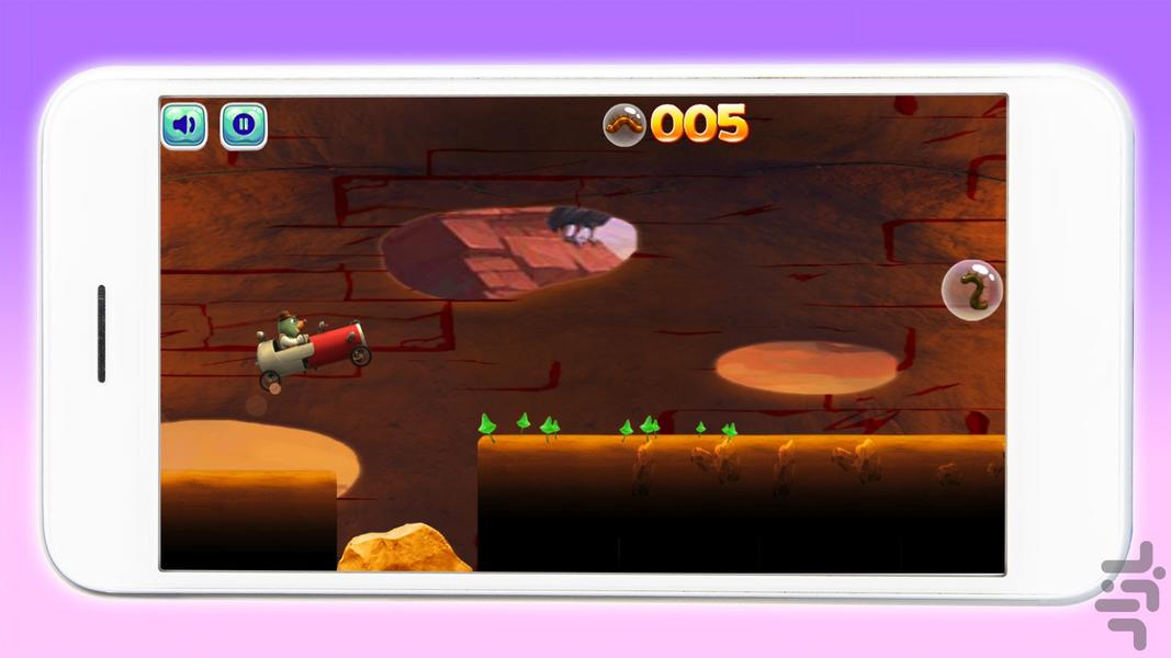 Blind mouse car driving game - Gameplay image of android game