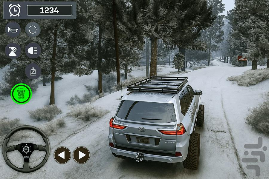 Offroad Jeep Game - Gameplay image of android game