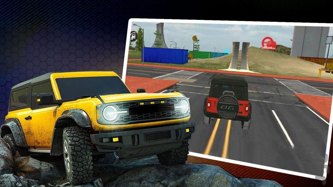 بازی ماشین جیپ - Gameplay image of android game