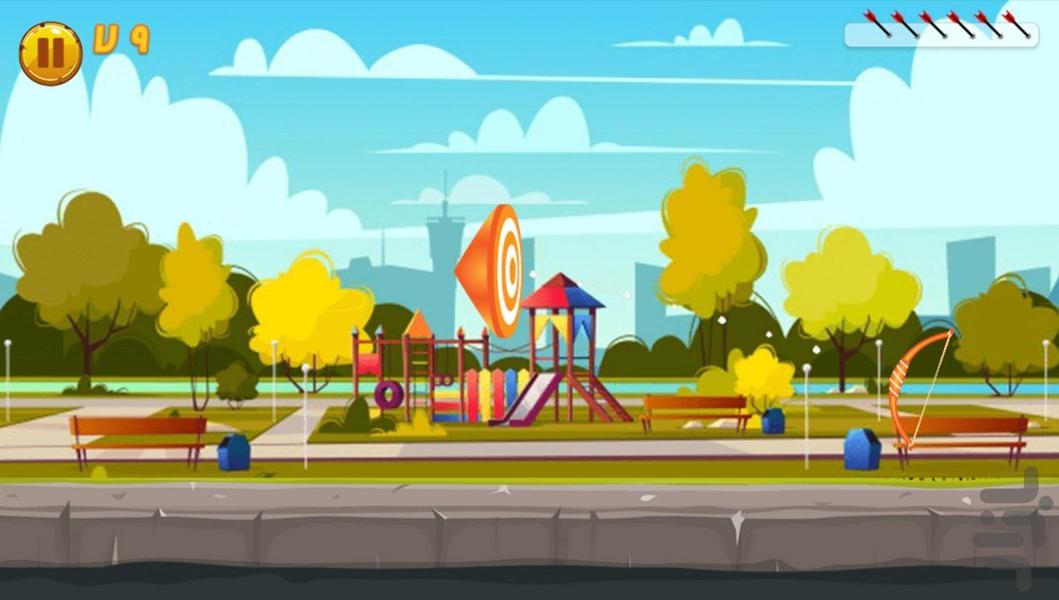 تیر اندازی با تیرکمان - عکس بازی موبایلی اندروید