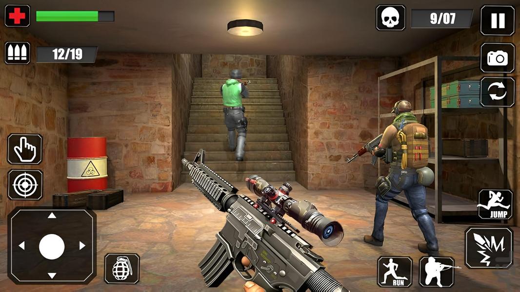 تفنگ بازی یگان ویژه - Gameplay image of android game