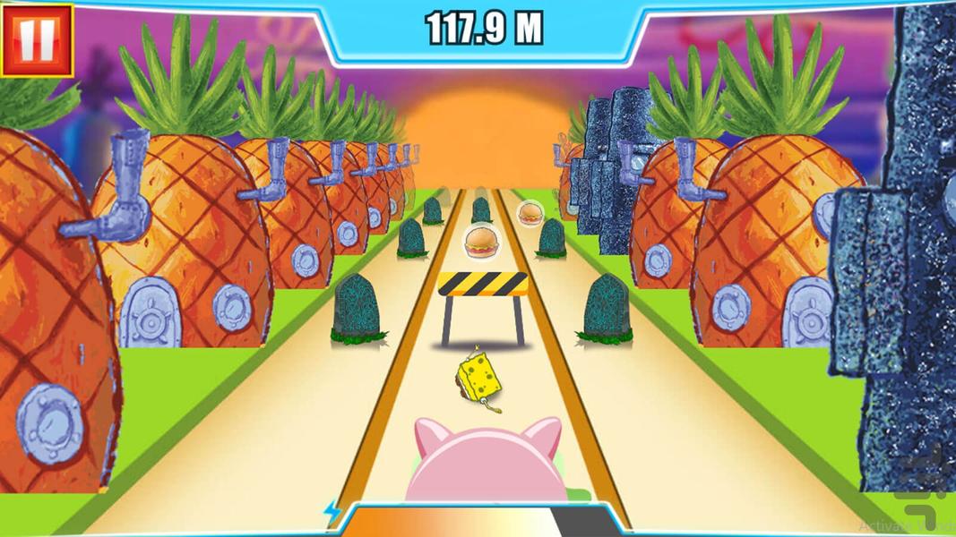 Spongebob escape game - Gameplay image of android game