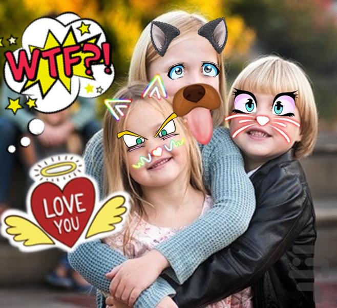 استیکر روی عکس - عکس برنامه موبایلی اندروید