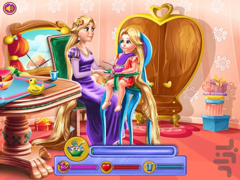 Take care of little Rapunzel - Image screenshot of android app