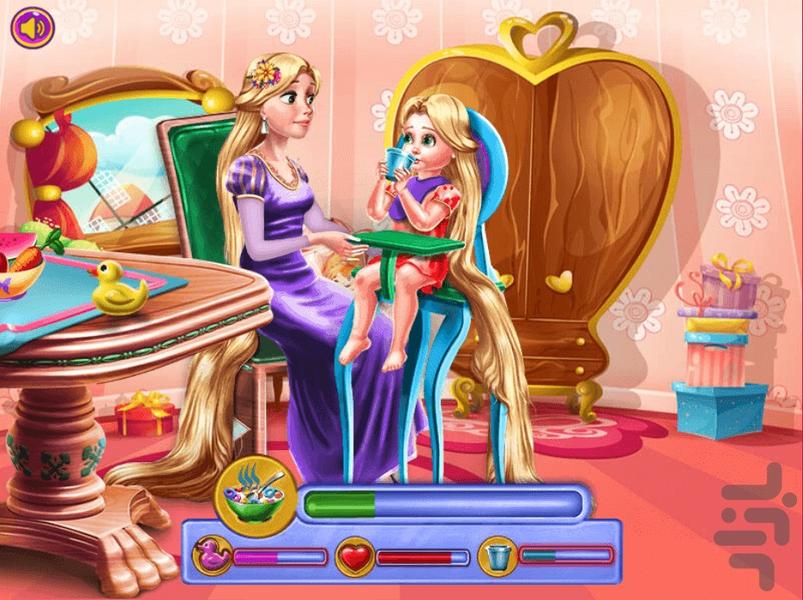 Take care of little Rapunzel - Image screenshot of android app
