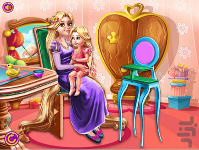 Take care of little Rapunzel - Image screenshot of android app