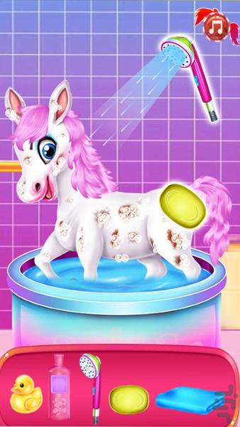 Unicorn game - Gameplay image of android game