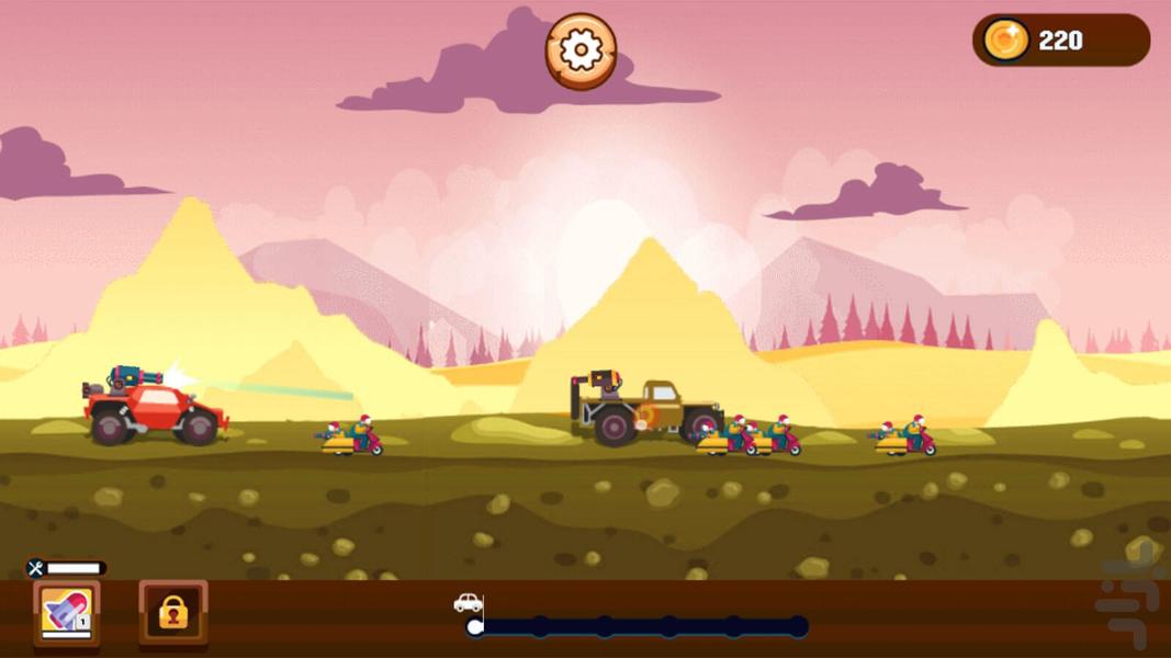 بازی مبارزه ماشین ها - Gameplay image of android game