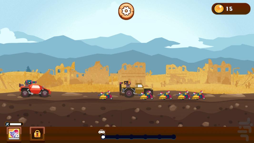 بازی مبارزه ماشین ها - عکس بازی موبایلی اندروید