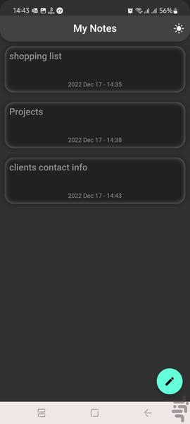 My Notes - Image screenshot of android app