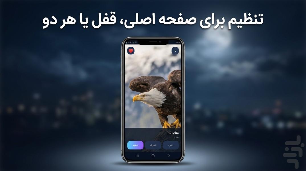 Moon and Eagle Wallpapers HD - Image screenshot of android app