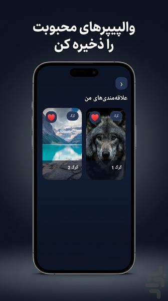 پس زمینه گرگ و شیر  |  والپیپر - عکس برنامه موبایلی اندروید