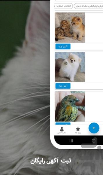 بازار حیوانات - عکس برنامه موبایلی اندروید
