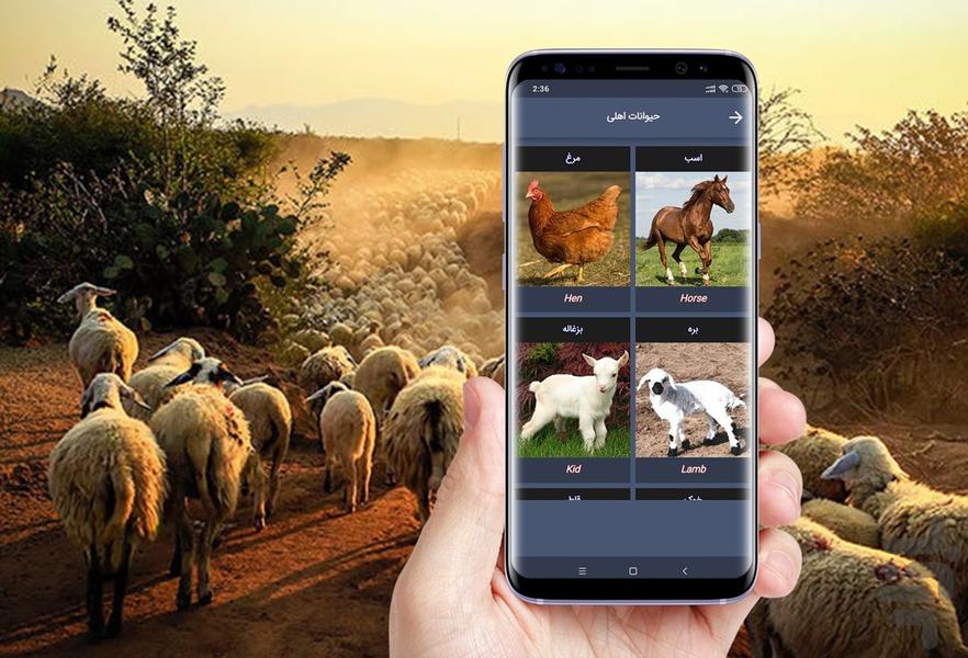 صدای حیوانات - عکس برنامه موبایلی اندروید