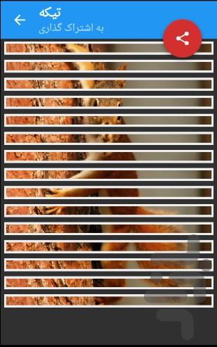 تیکه تیکه - عکس برنامه موبایلی اندروید