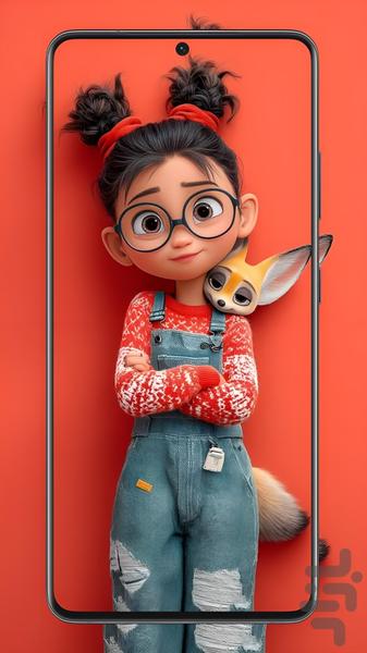 Puzzle and wallpaper for girls - Image screenshot of android app