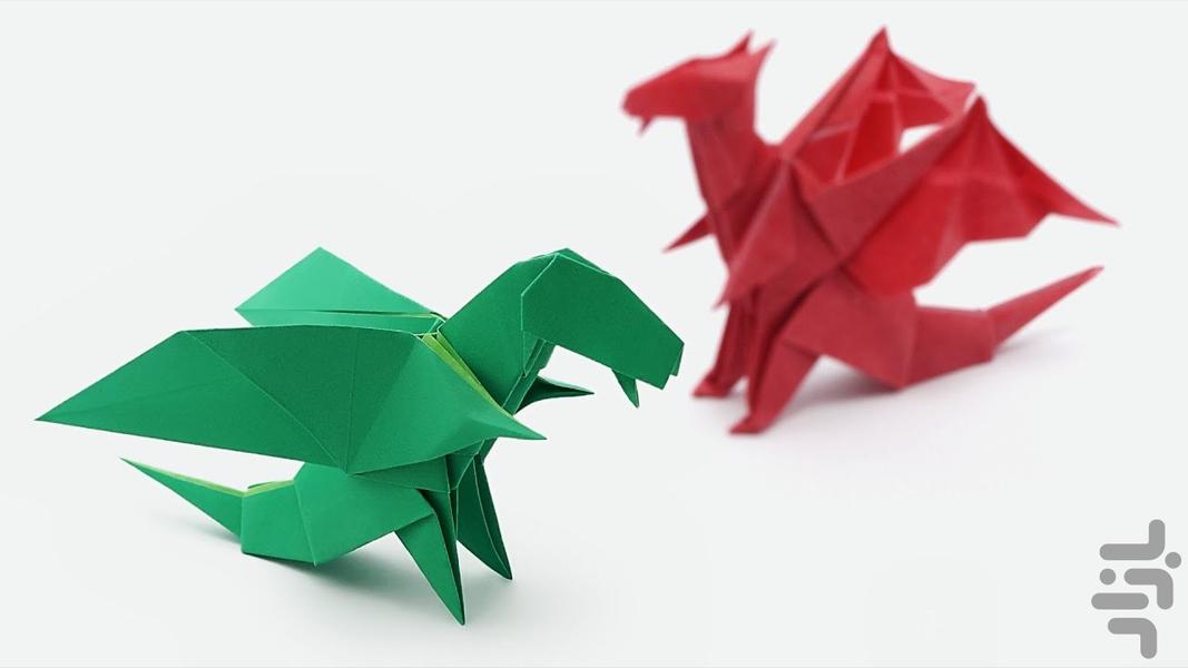 آموزش ساخت اوریگامی بدون اینترنت ۱ - عکس برنامه موبایلی اندروید