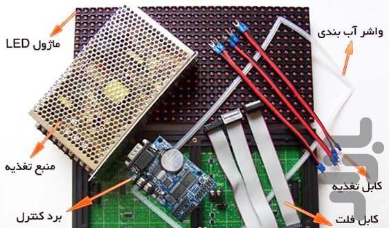 ساخت گام به گام تابلو روان - عکس برنامه موبایلی اندروید